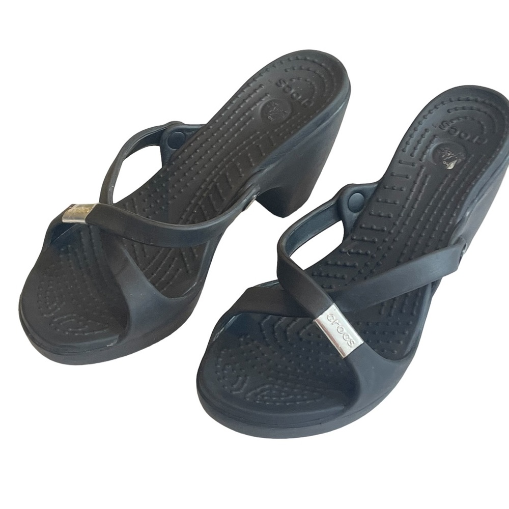Crocs V Women’s platform heels sandals size W6